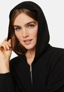 Maison Montagut Gilet Zippe A Capuche En Cachemire Melange - Albin><noscript><img width=