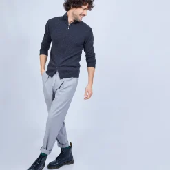 Maison Montagut Gilet Zippe En Cachemire 2 Fils Sans Poches Marc-Antoine><noscript><img width=