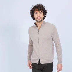 Maison Montagut Gilet Zippe En Cachemire 2 Fils Sans Poches Marc-Antoine><noscript><img width=