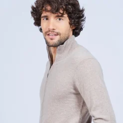 Maison Montagut Gilet Zippe En Cachemire 2 Fils Sans Poches Marc-Antoine><noscript><img width=