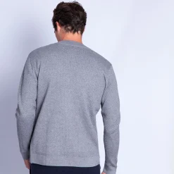 Maison Montagut Gilet Zippe En Coton Cachemire - Hiro><noscript><img width=