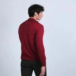 Maison Montagut Gilet Zippe En Laine Merinos - Bastian><noscript><img width=