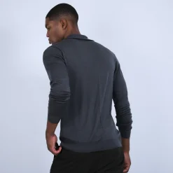 Maison Montagut Gilet Zippe En Laine Merinos - Bastian><noscript><img width=