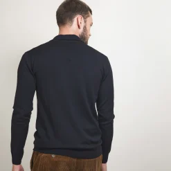 Maison Montagut Gilet Zippe En Laine Merinos - Bastian><noscript><img width=