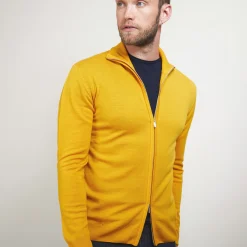 Maison Montagut Gilet Zippe En Laine Merinos - Bastian><noscript><img width=