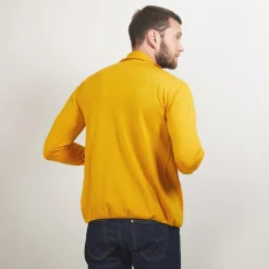 Maison Montagut Gilet Zippe En Laine Merinos - Bastian><noscript><img width=