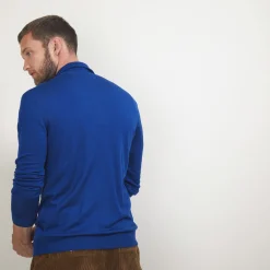 Maison Montagut Gilet Zippe En Laine Merinos - Bastian><noscript><img width=