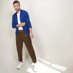 Maison Montagut Gilet Zippe En Laine Merinos - Bastian><noscript><img width=