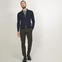 Maison Montagut Gilet Zippe En Laine Merinos - Bastian><noscript><img width=