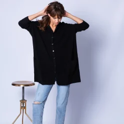 Maison Montagut Grande Veste A Boutons En Cachemire - Gaston>Femme Vestes Et Gilets