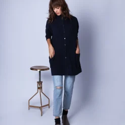 Maison Montagut Grande Veste A Boutons En Cachemire - Gaston><noscript><img width=