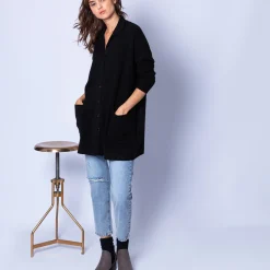 Maison Montagut Grande Veste A Boutons En Cachemire - Gaston><noscript><img width=