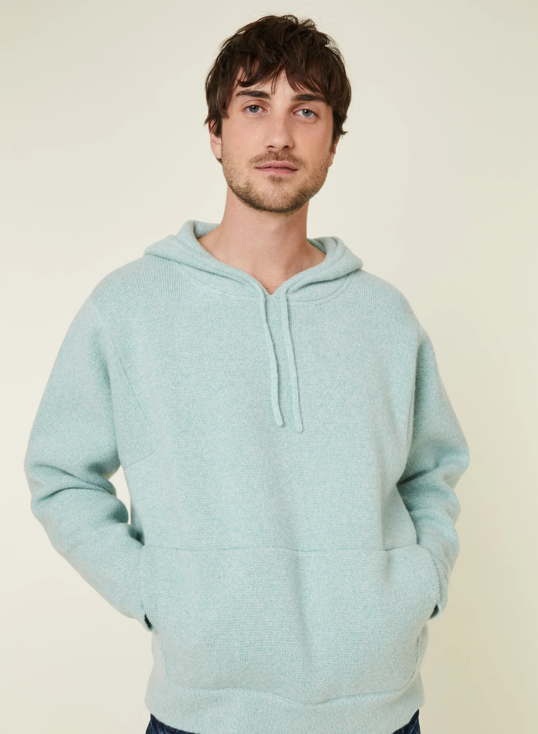 Maison Montagut Hoodie Avec Poches En Laine Et Cachemire - Fabio>Homme Pulls