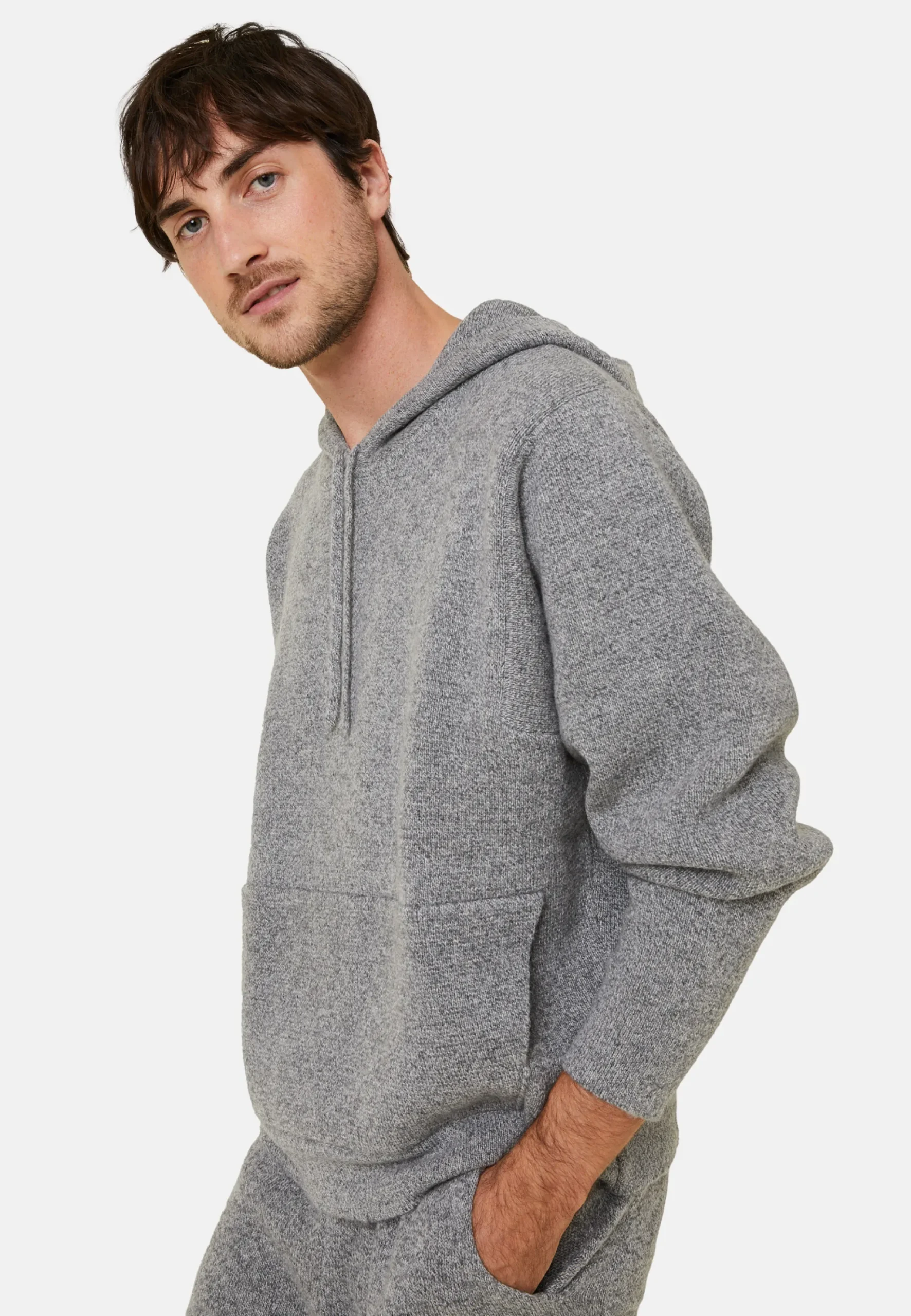 Maison Montagut Hoodie Avec Poches En Laine Et Cachemire - Fabio>Homme Pulls