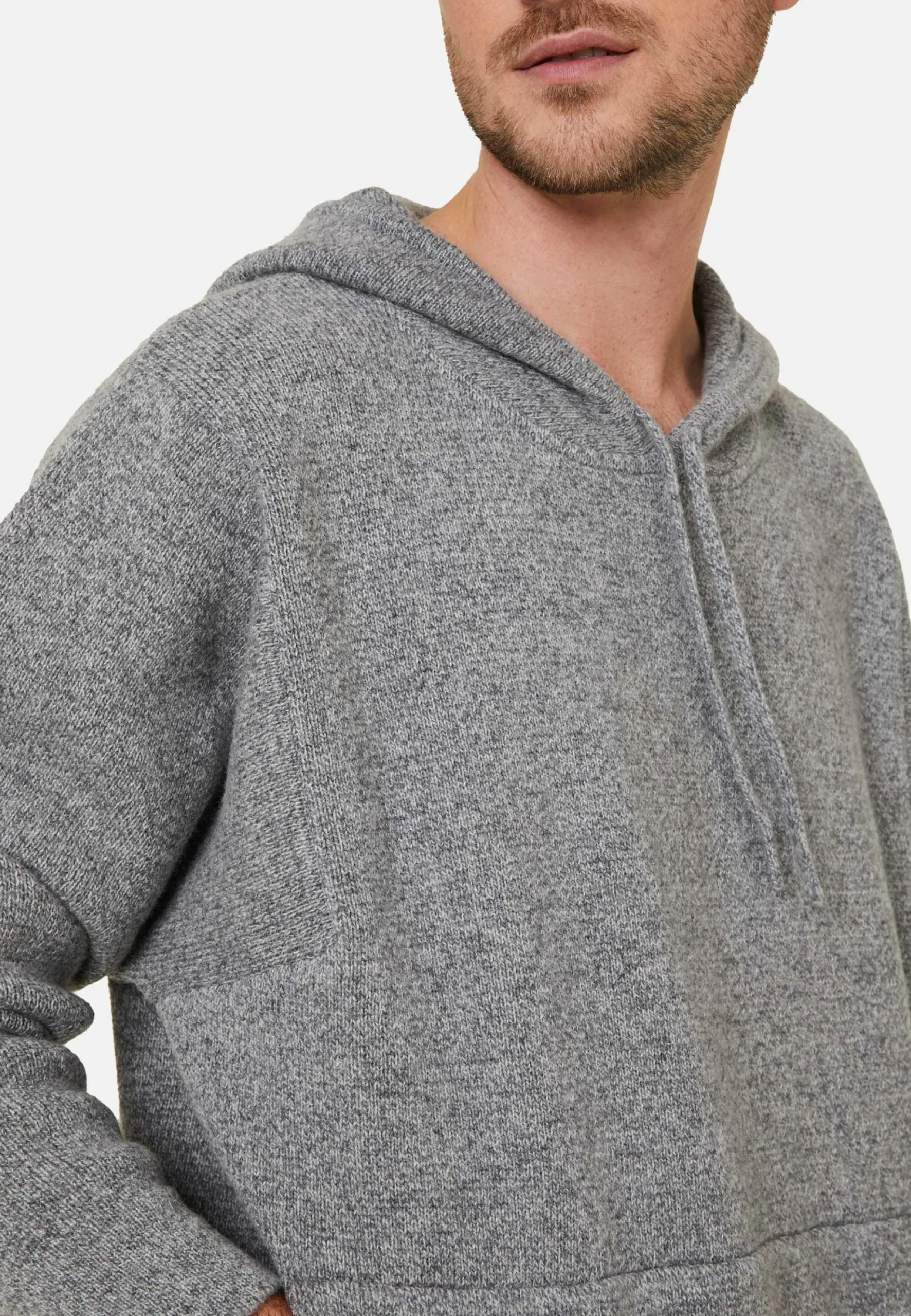 Maison Montagut Hoodie Avec Poches En Laine Et Cachemire - Fabio>Homme Pulls