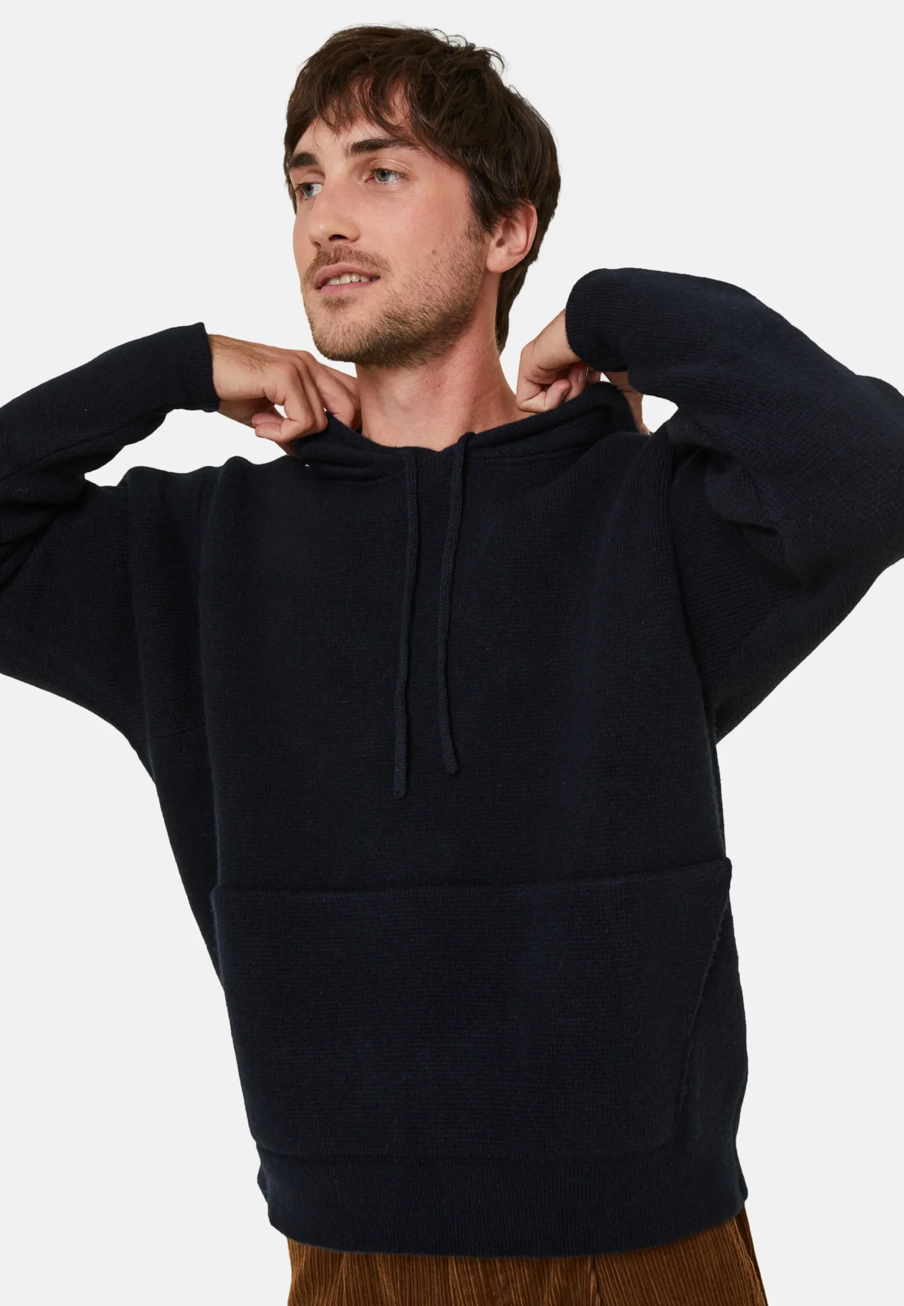 Maison Montagut Hoodie Avec Poches En Laine Et Cachemire - Fabio>Homme Pulls