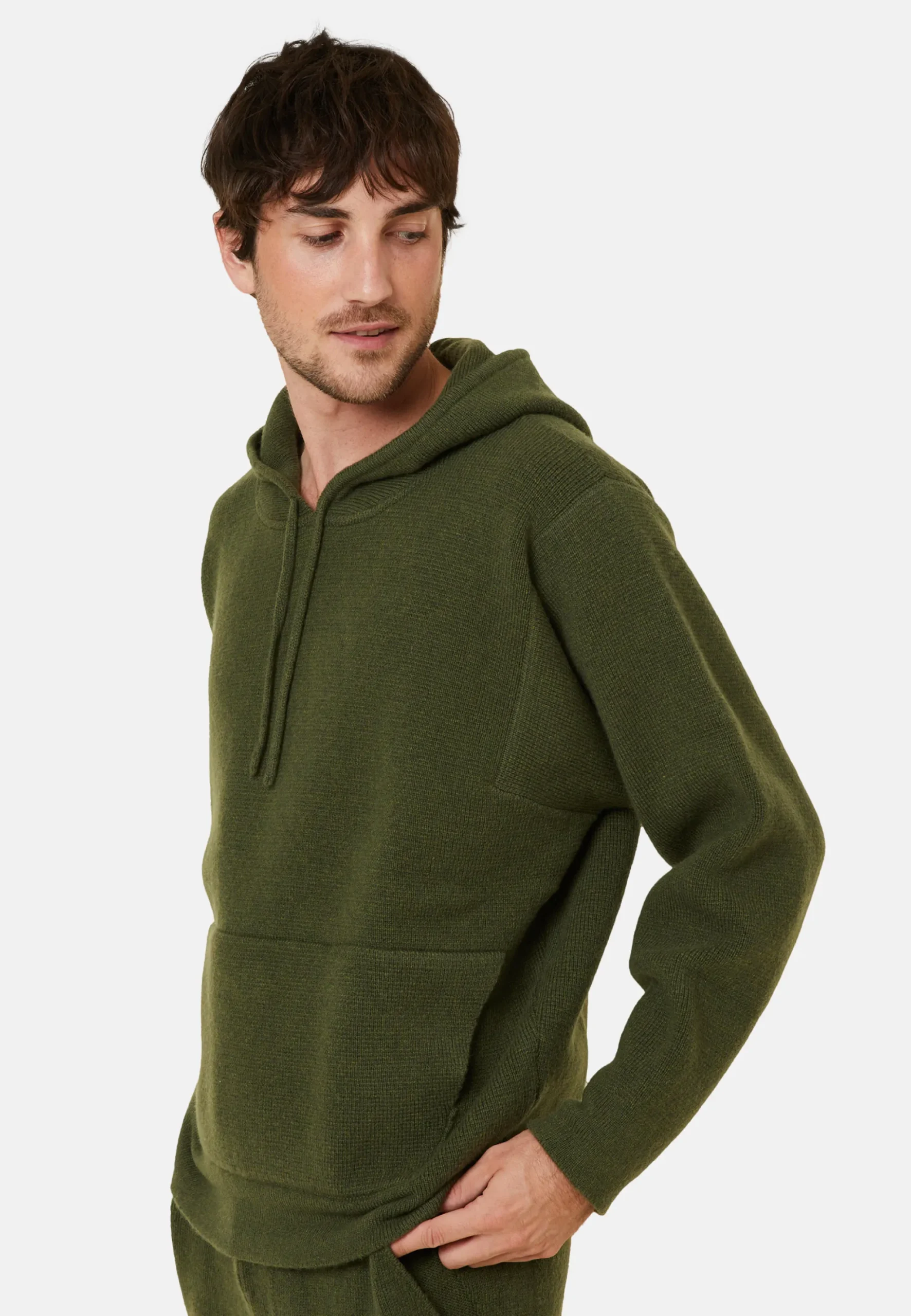Maison Montagut Hoodie Avec Poches En Laine Et Cachemire - Fabio>Homme Pulls