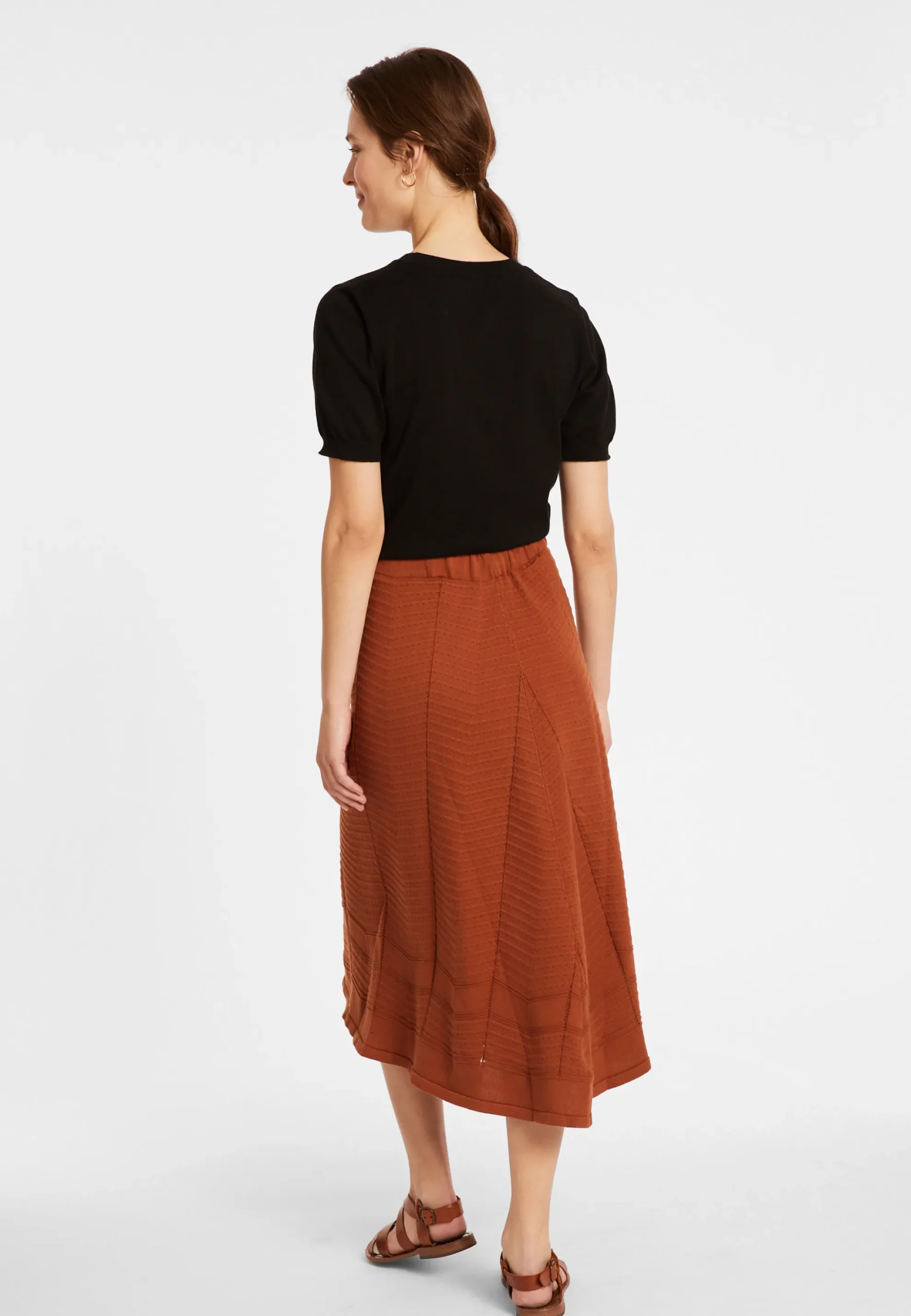 Maison Montagut Jupe Longue Evasee En Coton - Meredith>Femme Jupes