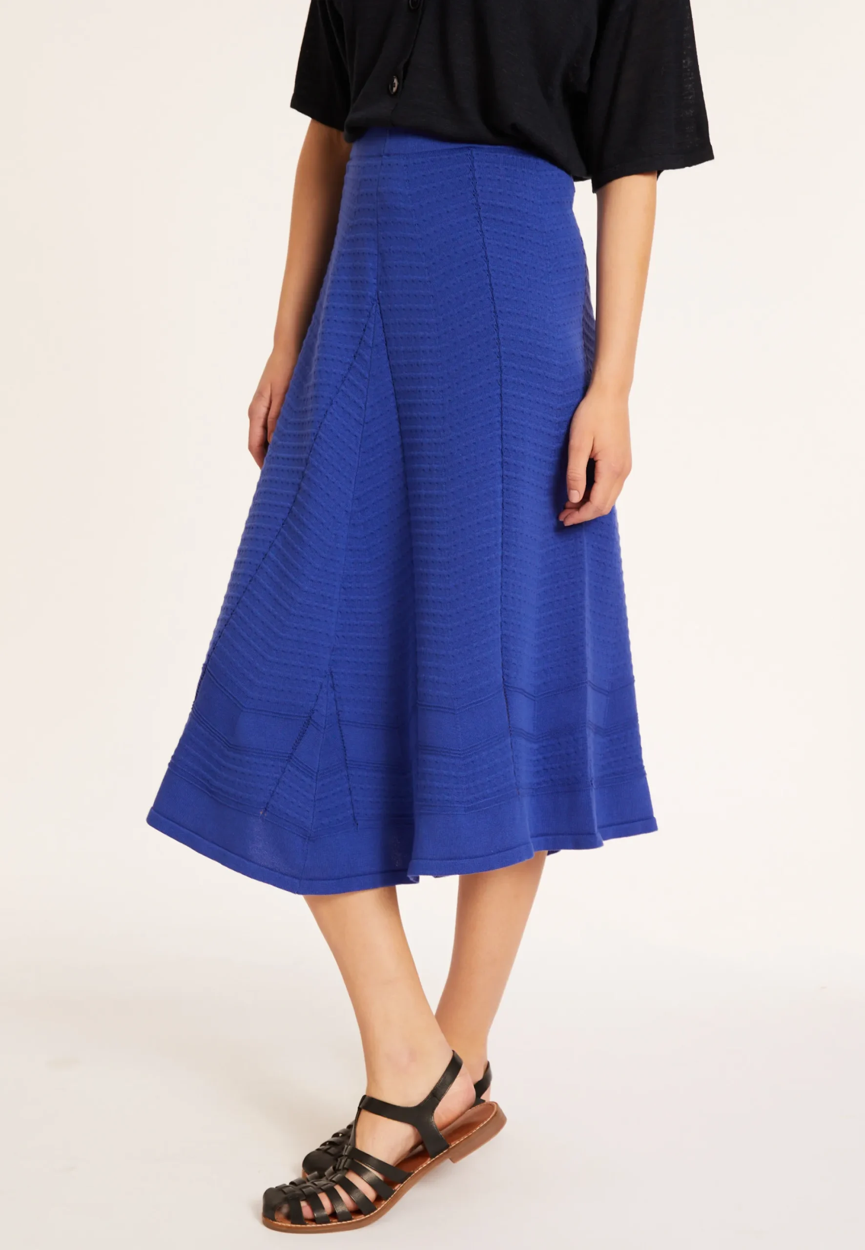 Maison Montagut Jupe Longue Evasee En Coton - Meredith>Femme Jupes