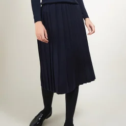Maison Montagut Jupe Plissee En Laine - Faustina><noscript><img width=
