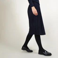 Maison Montagut Jupe Plissee En Laine - Faustina><noscript><img width=