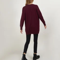 Maison Montagut Long Cardigan A Poches En Cachemire - Blush><noscript><img width=