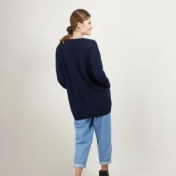 Maison Montagut Long Cardigan A Poches En Cachemire - Blush><noscript><img width=