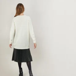 Maison Montagut Long Cardigan A Poches En Cachemire - Blush><noscript><img width=