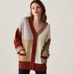 Maison Montagut Long Cardigan Boutonne En Cachemire - Delia><noscript><img width=