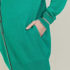 Maison Montagut Long Cardigan En Lin Cachemire - Narcissa><noscript><img width=