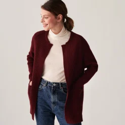 Maison Montagut Long Gilet A Poches En Cachemire Melange - Dina><noscript><img width=