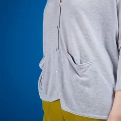 Maison Montagut Long Gilet En Lin - Ballon><noscript><img width=