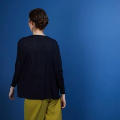 Maison Montagut Long Gilet En Lin - Ballon><noscript><img width=