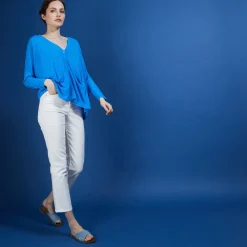 Maison Montagut Long Gilet En Lin - Ballon><noscript><img width=