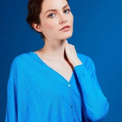 Maison Montagut Long Gilet En Lin - Ballon><noscript><img width=