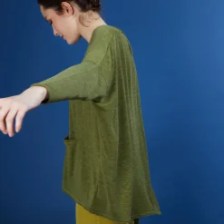 Maison Montagut Long Gilet En Lin - Ballon><noscript><img width=