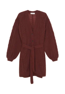 Maison Montagut Manteau Boutonne En Mohair Manches Ballon - Galilee><noscript><img width=