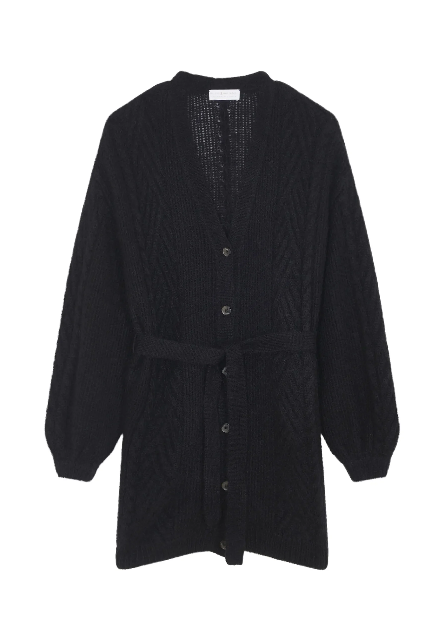 Maison Montagut Manteau Boutonne En Mohair Manches Ballon - Galilee>Femme Vestes Et Gilets