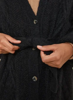 Maison Montagut Manteau Boutonne En Mohair Manches Ballon - Galilee><noscript><img width=