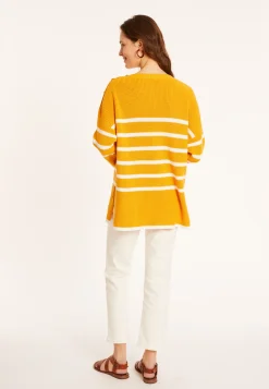 Maison Montagut Mariniere Oversize En Coton Bio - Mevo><noscript><img width=