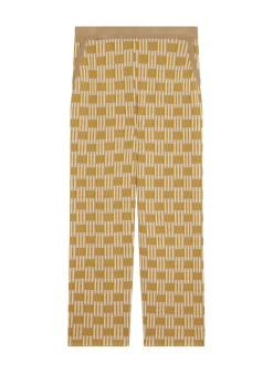 Maison Montagut Pantalon A Motifs En Laine Merinos - Gill>Femme Pantalons