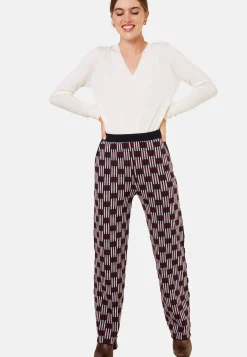Maison Montagut Pantalon A Motifs En Laine Merinos - Gill><noscript><img width=