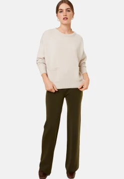 Maison Montagut Pantalon A Poches En Laine Merinos - Gaetane><noscript><img width=