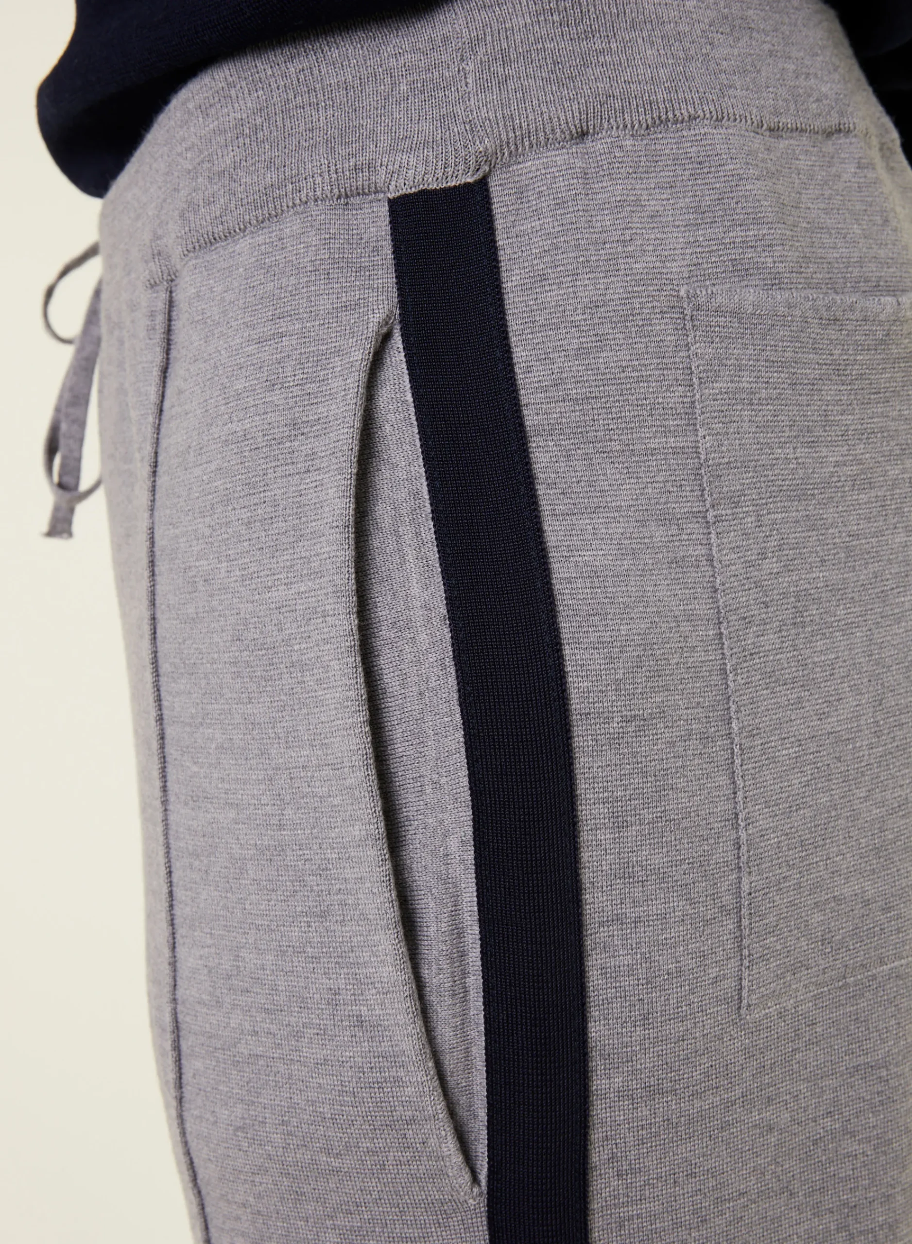 Maison Montagut Pantalon A Poches En Laine Merinos Et Fil Lumiere - Franck>Homme Shorts Et Pantalons