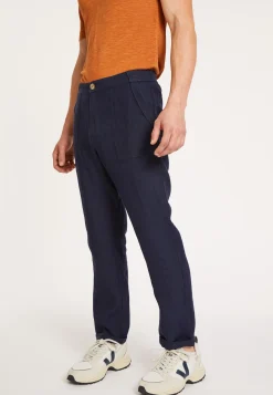 Maison Montagut Pantalon A Poches En Lin - Dimitri><noscript><img width=