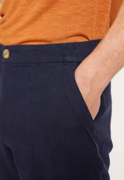 Maison Montagut Pantalon A Poches En Lin - Dimitri><noscript><img width=