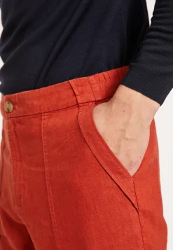 Maison Montagut Pantalon A Poches En Lin - Dimitri><noscript><img width=