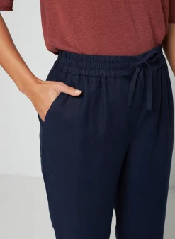 Maison Montagut Pantalon Casual En Lin - Toscane><noscript><img width=