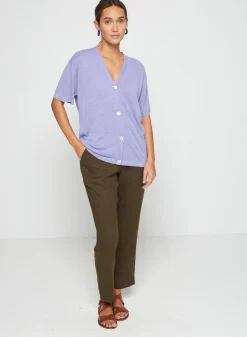 Maison Montagut Pantalon Casual En Lin - Toscane><noscript><img width=