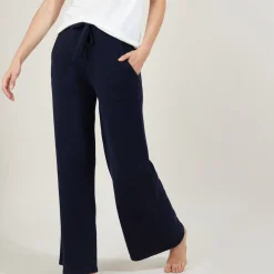 Maison Montagut Pantalon Droit En Cachemire Et Laine Melange - Gessy>Femme Pantalons